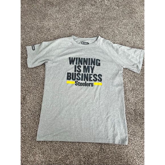 Youth large Under Armour NFL Combine Authentic Steelers T-Shirt - Picture 1 of 5